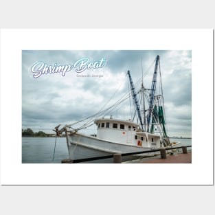 Shrimp Boat in Savannah Posters and Art